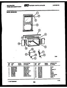 06 - Cabinet And Installation Parts parts for Frigidaire Air Conditioner MH422H2SA from AppliancePartsPros.com