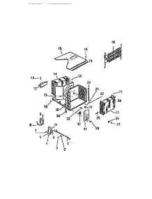 03 - Controls parts for Frigidaire Air Conditioner MH608B1EA from AppliancePartsPros.com