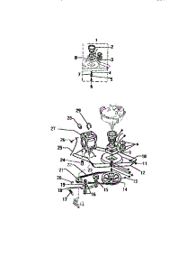06 - Motor parts for Frigidaire Washer AWP330A0W from AppliancePartsPros.com