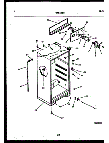 04 - Cabinet Parts parts for Frigidaire Refrigerator TPK160JN3D from AppliancePartsPros.com