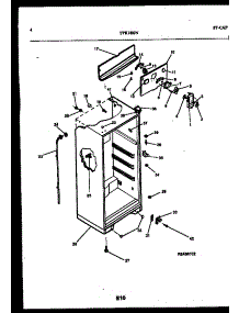 03 - Cabinet Parts parts for Frigidaire Refrigerator TPK180JN0W from AppliancePartsPros.com