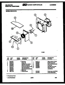 04 - Air Handling Parts parts for Frigidaire Air Conditioner MH312G1QA from AppliancePartsPros.com