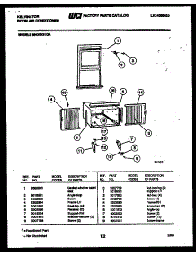 07 - Cabinet And Installation Parts parts for Frigidaire Air Conditioner MH312G1QA from AppliancePartsPros.com