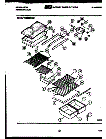 04 - Shelves And Supports parts for Frigidaire Refrigerator TSI206EN0F from AppliancePartsPros.com