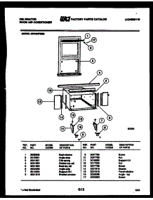 06 - Cabinet And Installation Parts parts for Frigidaire Air Conditioner MH424F2SB from AppliancePartsPros.com