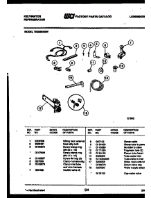 07 - Ice Maker Installation Parts parts for Frigidaire Refrigerator TSI206EN2V from AppliancePartsPros.com