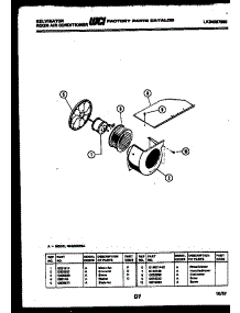 04 - Air Handling Parts parts for Frigidaire Air Conditioner MH525D2SA from AppliancePartsPros.com