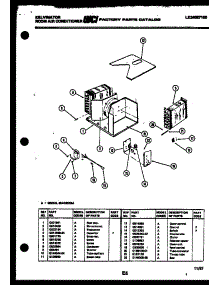 03 - Unit Parts parts for Frigidaire Air Conditioner SH418D2SA from AppliancePartsPros.com