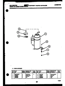 05 - Compressor parts for Frigidaire Air Conditioner SH418D2SA from AppliancePartsPros.com