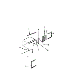 05 - Window Mounting Parts parts for Frigidaire Air Conditioner S310A1QA from AppliancePartsPros.com