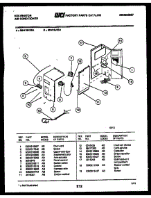 03 - Electrical Parts parts for Frigidaire Air Conditioner MH418H2SA from AppliancePartsPros.com
