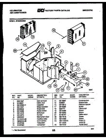 03 - Unit Parts parts for Frigidaire Air Conditioner MH525C2SB from AppliancePartsPros.com