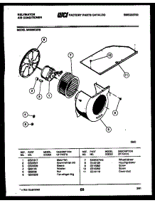 04 - Electric And Air Handling Parts parts for Frigidaire Air Conditioner MH525C2SB from AppliancePartsPros.com