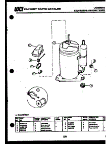 05 - Compressor Parts parts for Frigidaire Air Conditioner S208C1E from AppliancePartsPros.com