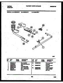 03 - Burner, Manifold And Gas Control parts for Frigidaire Cooktop 14-2629-00-17 from AppliancePartsPros.com