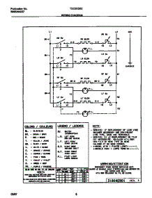 04 - Wiring Diagram parts for Frigidaire Cooktop TEC3X3XCC3 from AppliancePartsPros.com