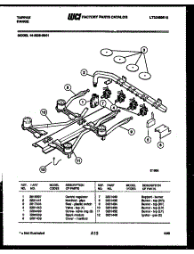 03 - Burner Parts parts for Frigidaire Cooktop 14-3038-66-01 from AppliancePartsPros.com
