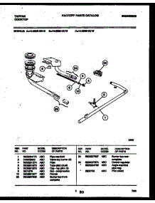 03 - Burner, Manifold And Gas Control parts for Frigidaire Cooktop 14-2629-00-19 from AppliancePartsPros.com