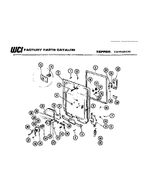 04 - Inner  Door parts for Frigidaire Dishwasher 61-1157-10-00 from AppliancePartsPros.com