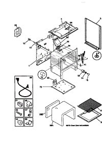 04 - Body parts for Frigidaire Range 30-3053-23-03 from AppliancePartsPros.com