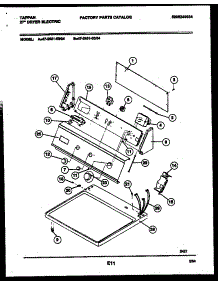 04 - Console And Control Parts parts for Frigidaire Dryer 47-2551-23-04 from AppliancePartsPros.com