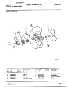 24" Built-In Dishwasher Page 2 parts for Tappan Dishwasher 61-1021 from AppliancePartsPros.com