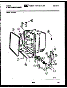 05 - Tub And Frame Parts parts for Frigidaire Dishwasher 61-1140-10-00 from AppliancePartsPros.com