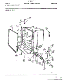 24" Built-In Dishwasher Page 5 parts for Tappan Dishwasher 61-1021 from AppliancePartsPros.com