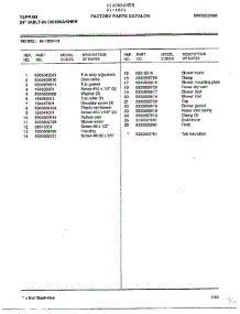 24" Built-In Dishwasher Page 6 parts for Tappan Dishwasher 61-1021 from AppliancePartsPros.com