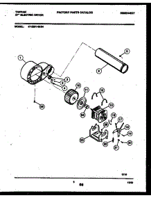 05 - Blower And Drive Parts parts for Frigidaire Dryer 47-2251-23-04 from AppliancePartsPros.com