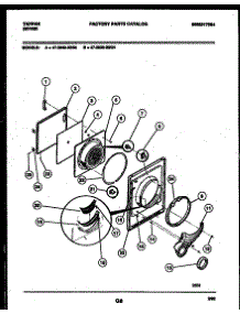 03 - Door Parts parts for Frigidaire Dryer 47-2828-23-04 from AppliancePartsPros.com