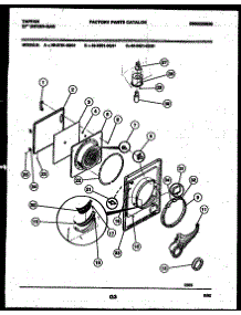 03 - Door Parts parts for Frigidaire Dryer 49-2751-00-01 from AppliancePartsPros.com