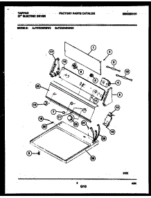 04 - Console And Control Parts parts for Frigidaire Dryer TDE336RBW0 from AppliancePartsPros.com