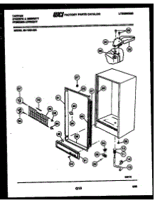 03 - Cabinet Parts parts for Frigidaire Freezer 98-1668-00-03 from AppliancePartsPros.com
