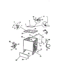 03 - Cabinet, Top Panel parts for Frigidaire Washer AW300C0T from AppliancePartsPros.com