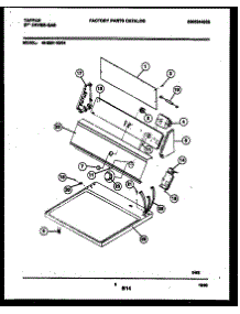 04 - Console And Control Parts parts for Frigidaire Dryer 49-2251-23-04 from AppliancePartsPros.com