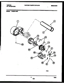 05 - Blower And Drive Parts parts for Frigidaire Dryer 49-2251-23-04 from AppliancePartsPros.com