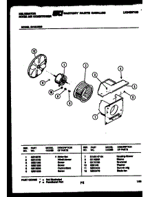 05 - Air Handling Parts parts for Frigidaire Air Conditioner S418C2SB from AppliancePartsPros.com