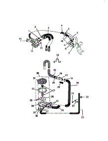 05 - Pump, Hoses parts for Frigidaire Washer AW300C0T from AppliancePartsPros.com