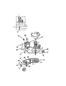 06 - Motor parts for Frigidaire Washer AW600A0D from AppliancePartsPros.com