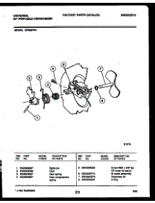 03 - Cam parts for Frigidaire Dishwasher DP400PD1 from AppliancePartsPros.com