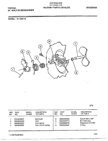 24" Built-In Dishwasher Page 2 parts for Tappan Dishwasher 61-1082-10 from AppliancePartsPros.com