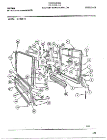 24" Built-In Dishwasher Page 3 parts for Tappan Dishwasher 61-1082-10 from AppliancePartsPros.com