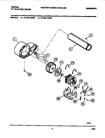 05 - Blower And Drive Parts parts for Frigidaire Dryer 47-2251-23-02 from AppliancePartsPros.com