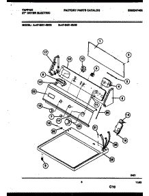 04 - Console And Control Parts parts for Frigidaire Dryer 47-2451-00-03 from AppliancePartsPros.com
