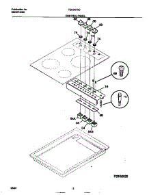 02 - Control Panel parts for Frigidaire Cooktop TEC3X7XCSC from AppliancePartsPros.com