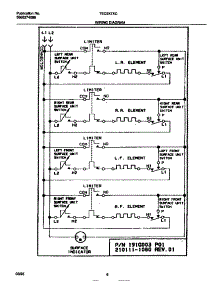 04 - Wiring Diagram parts for Frigidaire Cooktop TEC3X7XCSC from AppliancePartsPros.com