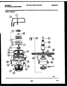 06 - Motor Pump Parts parts for Frigidaire Dishwasher DP400PD1 from AppliancePartsPros.com
