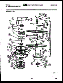 06 - Motor Pump Parts parts for Frigidaire Dishwasher 61-1170-10-00 from AppliancePartsPros.com