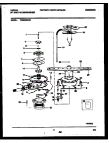 06 - Motor Pump Parts parts for Frigidaire Dishwasher TDB652RBR0 from AppliancePartsPros.com